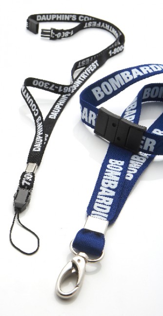Classic Flat Lace Lanyard - 1"