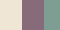 Ivory / Eggplant / Sage