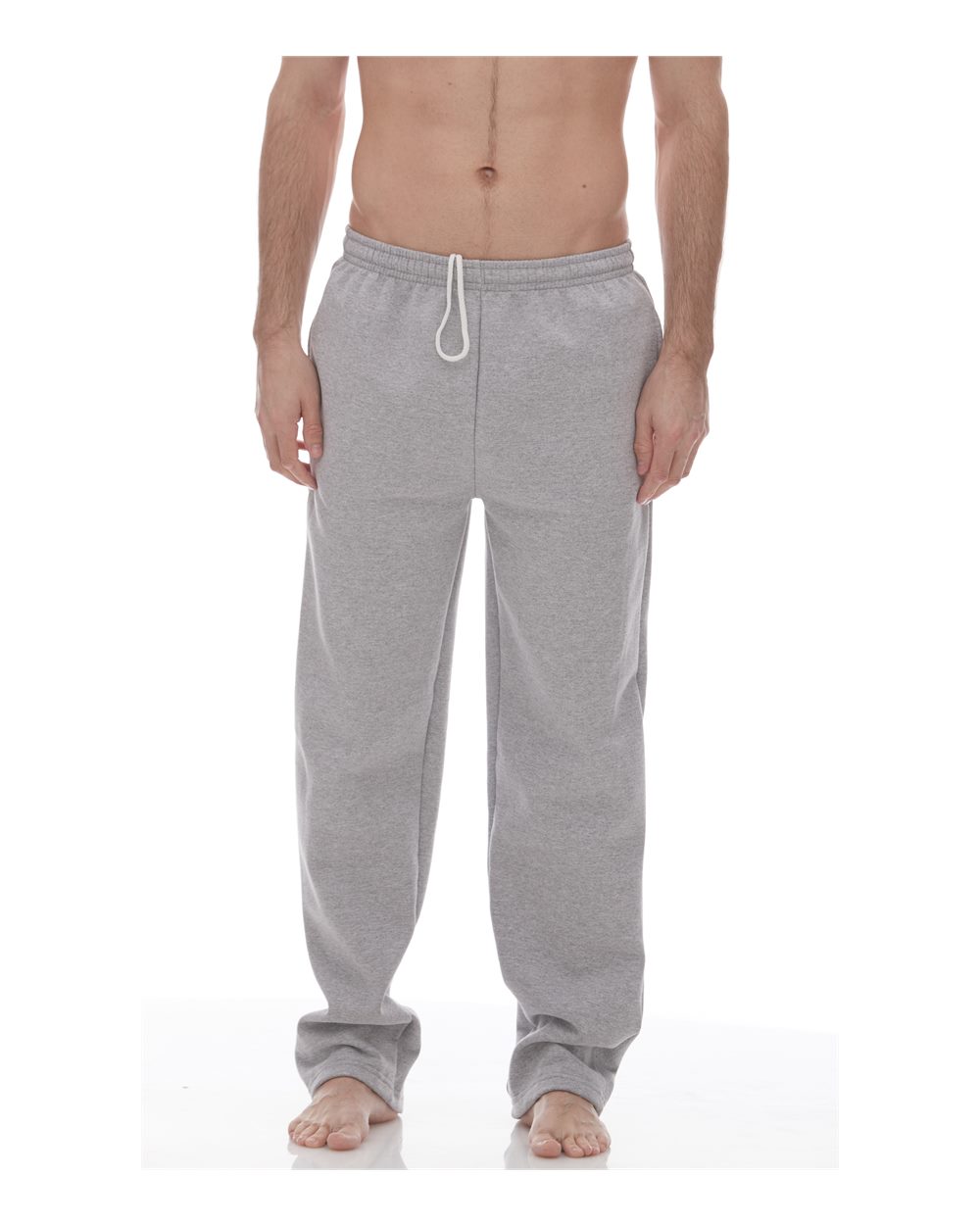 Open Bottom Pocketed Sweatpants - KF9022 - King Fashions - Printed Shirts