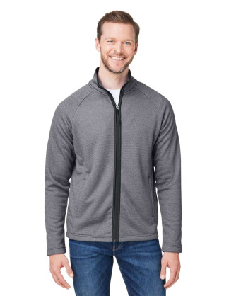 Men's Venture Heathered Stripe Full Zip Jacket