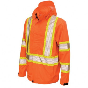 Hi-Vis Packable Rain Jacket