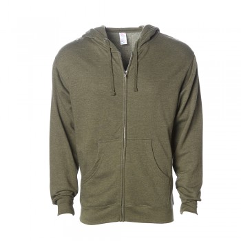 Adult Midweight Full Zip Hooded Sweatshirt