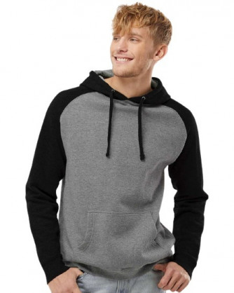 Adult Raglan Hooded Sweatshirt