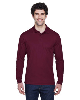 Men's Pinnacle Performance Long Sleeve Pique Polo