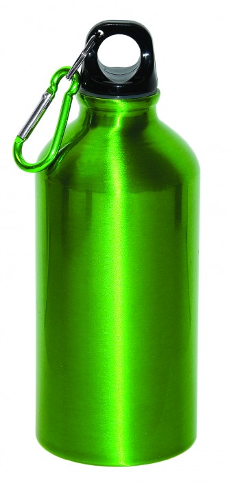 500 ml (17 oz.) Aluminum Water Bottle With Carabineer