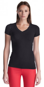 Bamboo Stretch Deep V Neck