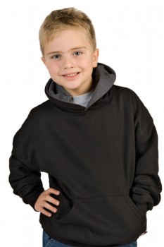 Youth Double Hooded Two-Tone Sweatshirt