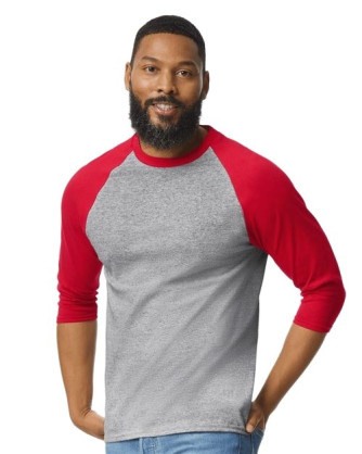 Heavy Cotton Adult 3/4 Raglan T-Shirt