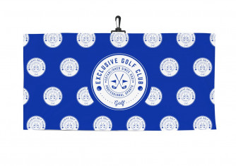 Sublimated Terry Cotton Blend Towel with Hook, 1 Side (30x60)