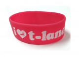 Hefty Silicone Wristbands - Debossed & Colour Fill