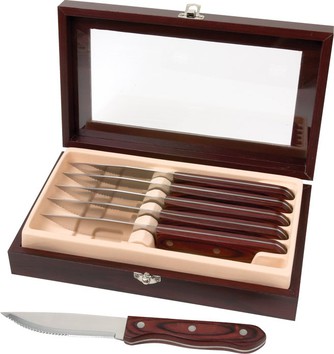 6 Pc Steak Knife Set