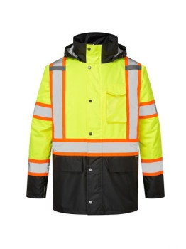 Hi-Vis Contrast Tape Winter Jacket