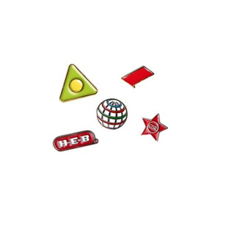 Diestruck Iron Soft Enamel Lapel Pins (0.5")