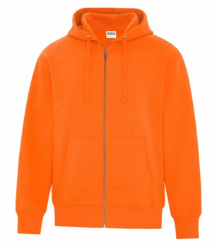 Werk Heavyweight Fleece Full Zip Hoodie - Safety