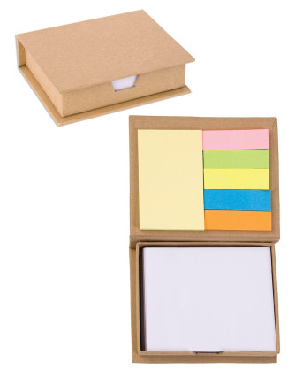 Cardboard Sticky Note Memo Case