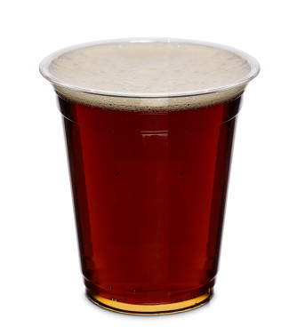 Clear Plastic Cup - Soft Sided (12 oz)