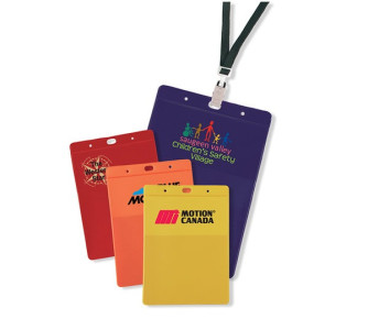 Colour Vinyl Badge Holder