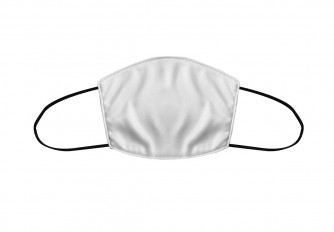 2-Ply Antimicrobial Youth White Cloth Face Mask