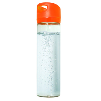 500 ml. (16 oz.) Single Wall Glass Wide Mouth Water Bottle