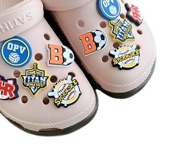 2D Custom Molded Clog Shoe Charm