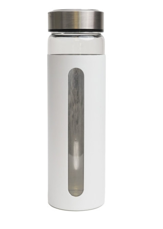 Rideau Glass Bottle with Aluminum Sleeve 20 Oz (600 ml)