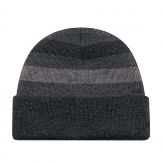 Stripe Rib Knit Cuff Toque