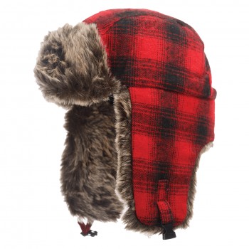 Plaid Aviator Hat