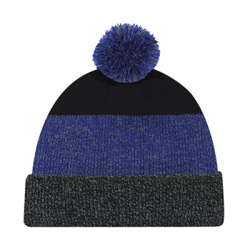 Pom Pom Cuff Toque