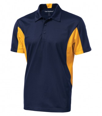 Snag Resistant Tricot Colour Block Sport Shirt