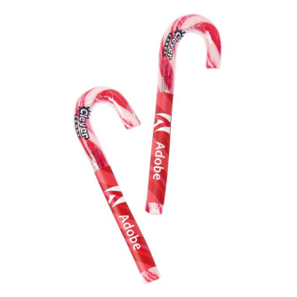Large Candy Cane With Label