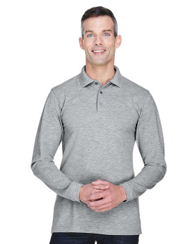 Men's Easy Blend Long Sleeve Polo