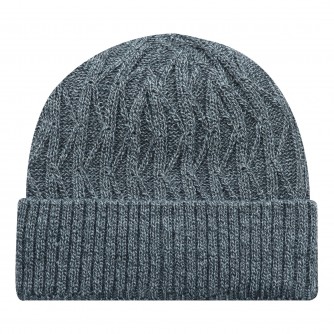 Jacquard Cable Knit Cuff Toque