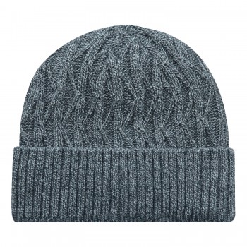 Jacquard Cable Knit Cuff Toque