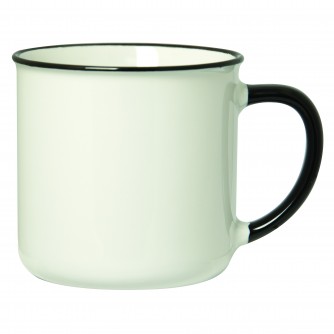 Spring 350ml Mug with Coloured Rim / Handle