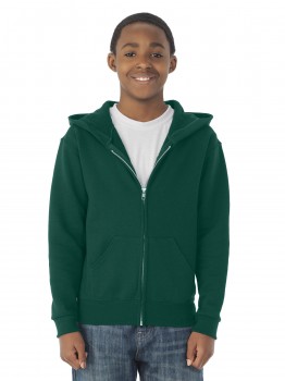 Youth Full Zip Hooded Sweatshirt