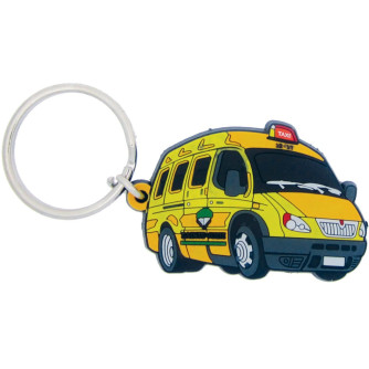 PVC Fob with Keyring (2")