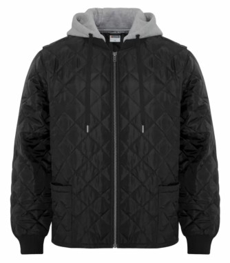 WeRK Quilted Hooded Freezer Jacket