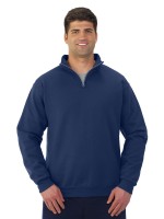 1/4 Zip Cadet Collar Sweatshirt