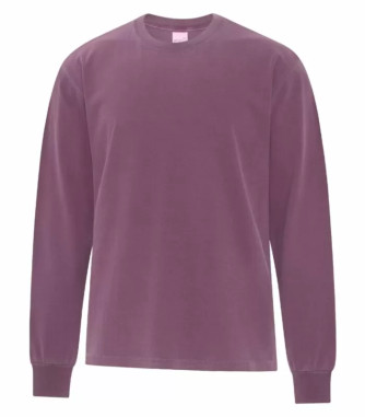 Garment-Dyed Heavyweight Long Sleeve T-Shirt
