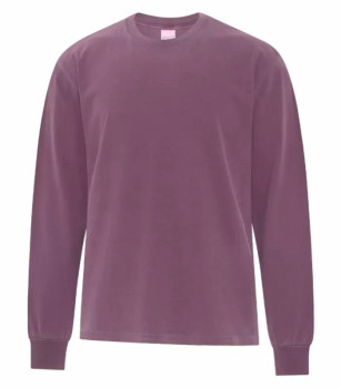 Garment-Dyed Heavyweight Long Sleeve T-Shirt