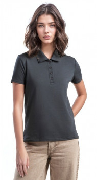 Ladies Relaxed Fit Bamboo Polo
