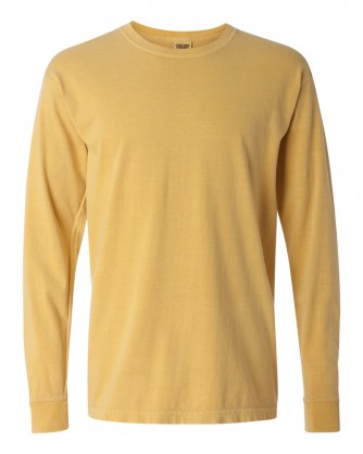 Garment-Dyed Long Sleeve T-Shirt