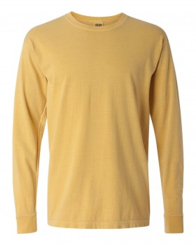 Garment-Dyed Long Sleeve T-Shirt