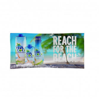 Sublimated Absorbent Microfiber Towel, 2 Sides (20x40)