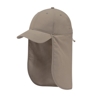 6 Panel Constructed Full-Fit Cap with Neck Flap