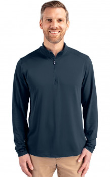 Unisex Virtue Eco Pique Quarter Zip Pullover