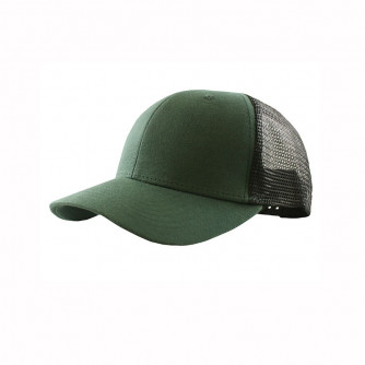 Two Tone Cotton Mesh Trucker Cap