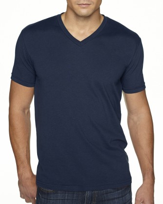 Next Level Apparel 6440 Mens Premium Fitted Sueded V-Neck Tee 2