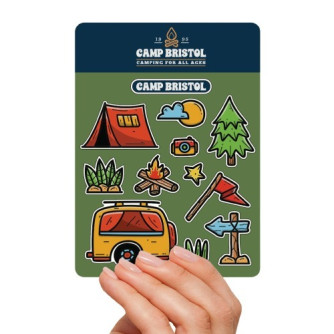 Custom Sticker Sheets (4" x 6")