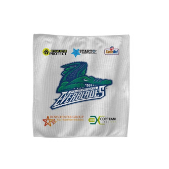 Sublimated Microfiber White Dri-Lite Terry Towel, 1 Side (15x15)